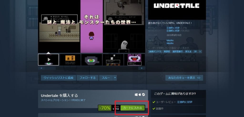 Steam 購入手順