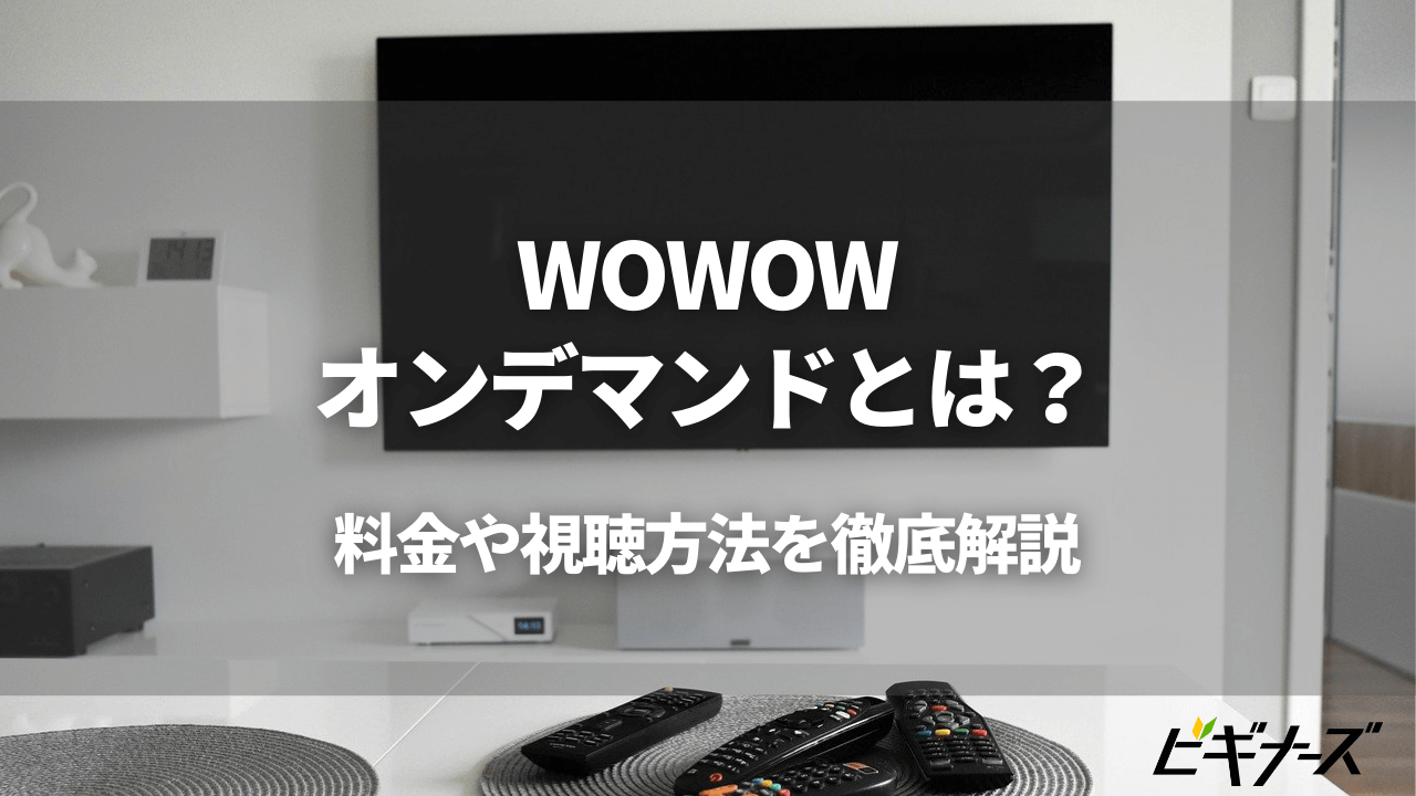 Wowowオンデマンドとは 料金や視聴方法を徹底解説 ビギナーズ