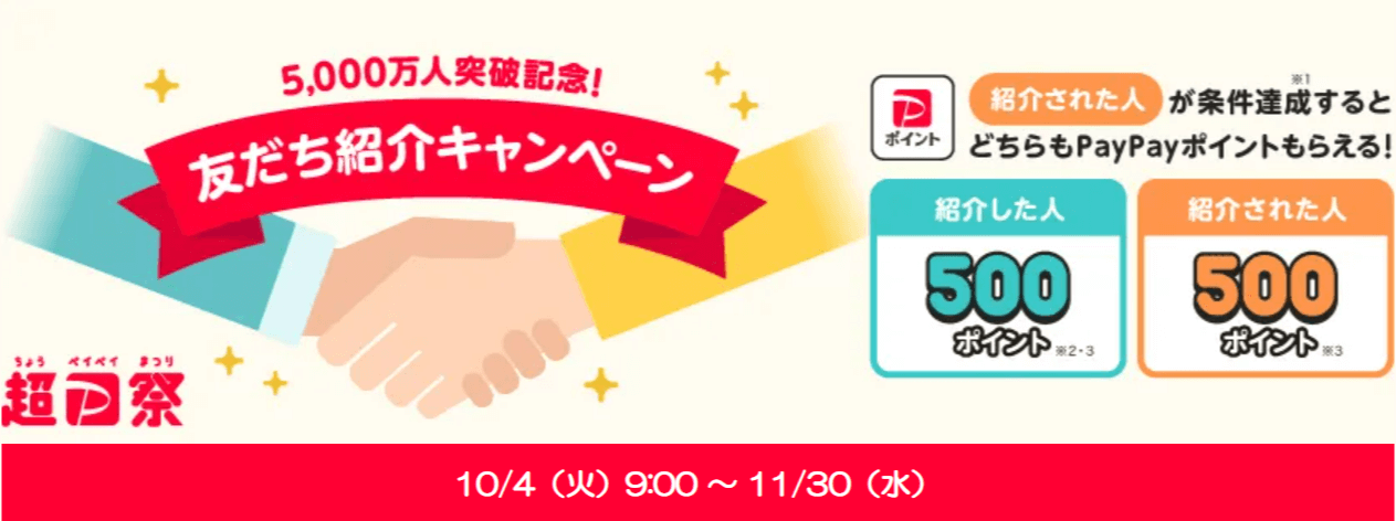友だち紹介キャンペーン