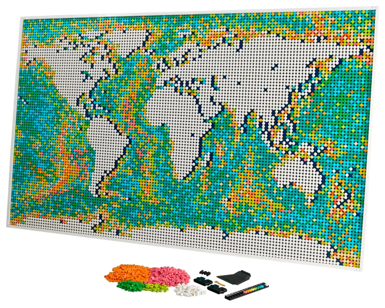 レゴで作った地図