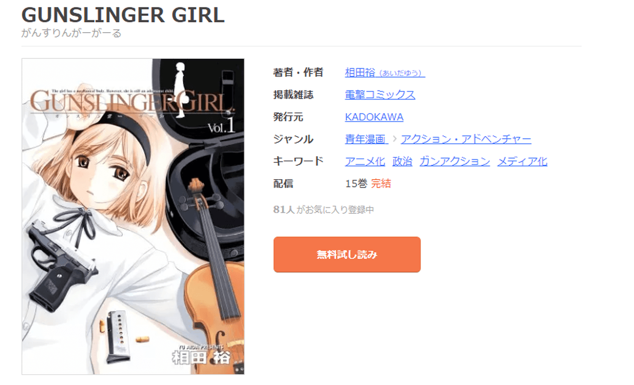 GUNSLINGER GIRL