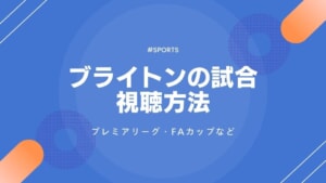 【三笘薫出場】ブライトンの配信を見る方法と試合日程！プレミア・FAカップなど【2025-26】