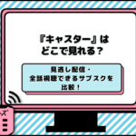 キャスター どこで見れる
