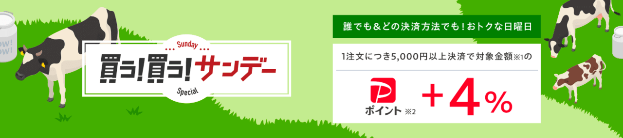 買う買うサンデーは次回いつ開催?