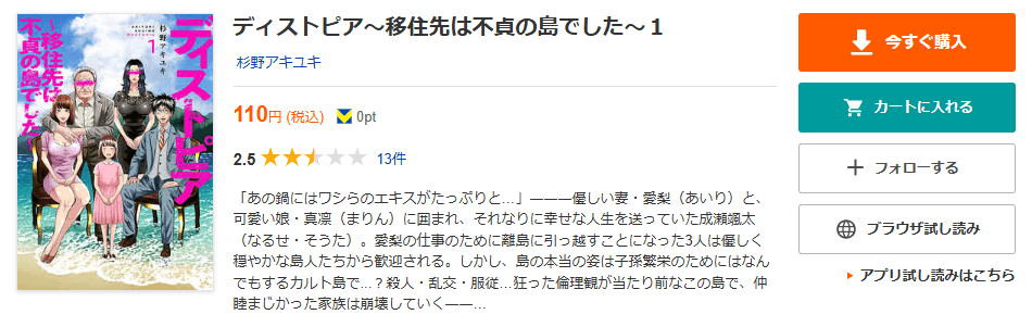 ディストピア~移住先は不貞の島でした~