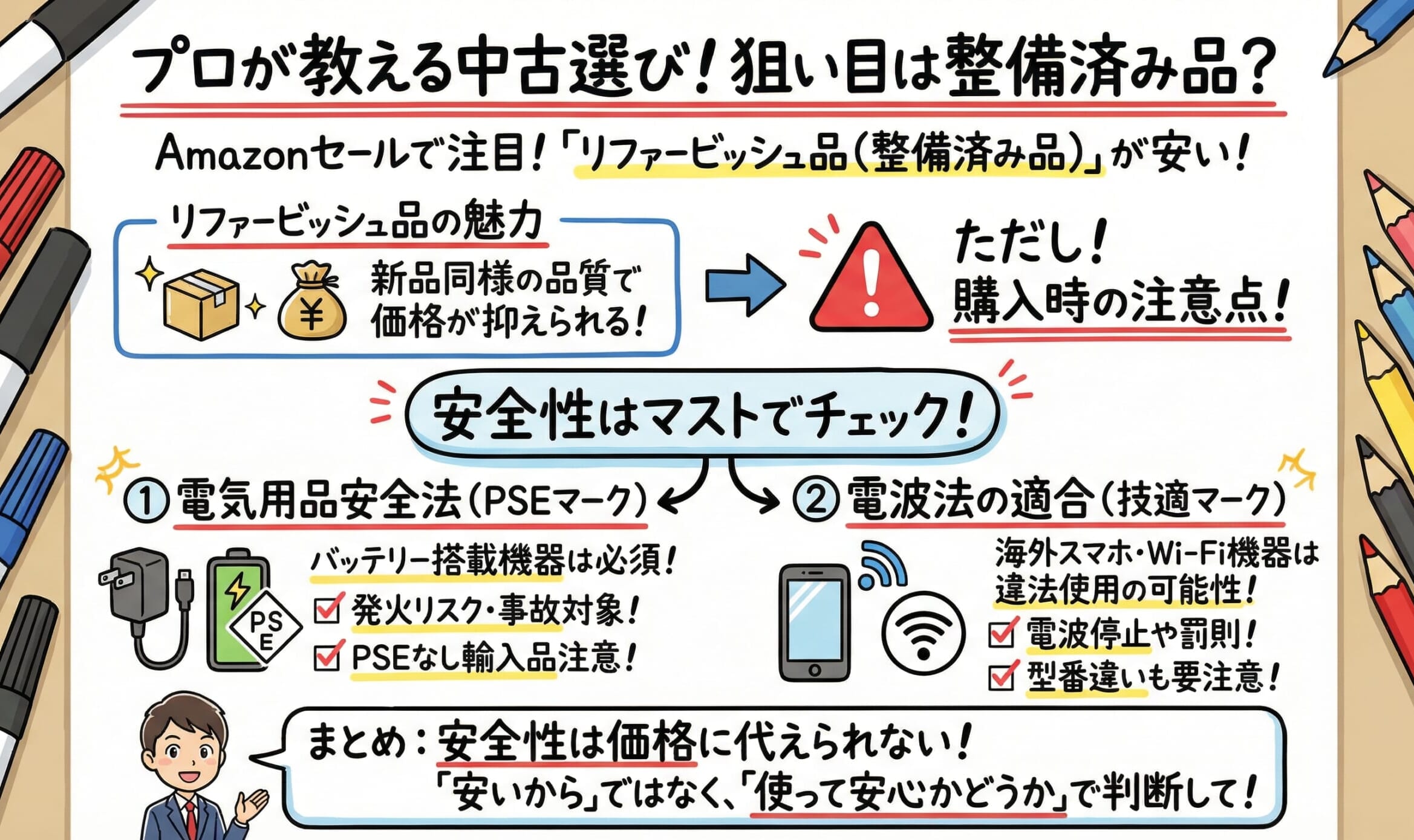 狙い目は整備済み品？プロが教える中古選び